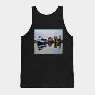 At The Locks-Art Print-Mugs,Cases,T Shirts,Stickers,etc Tank Top